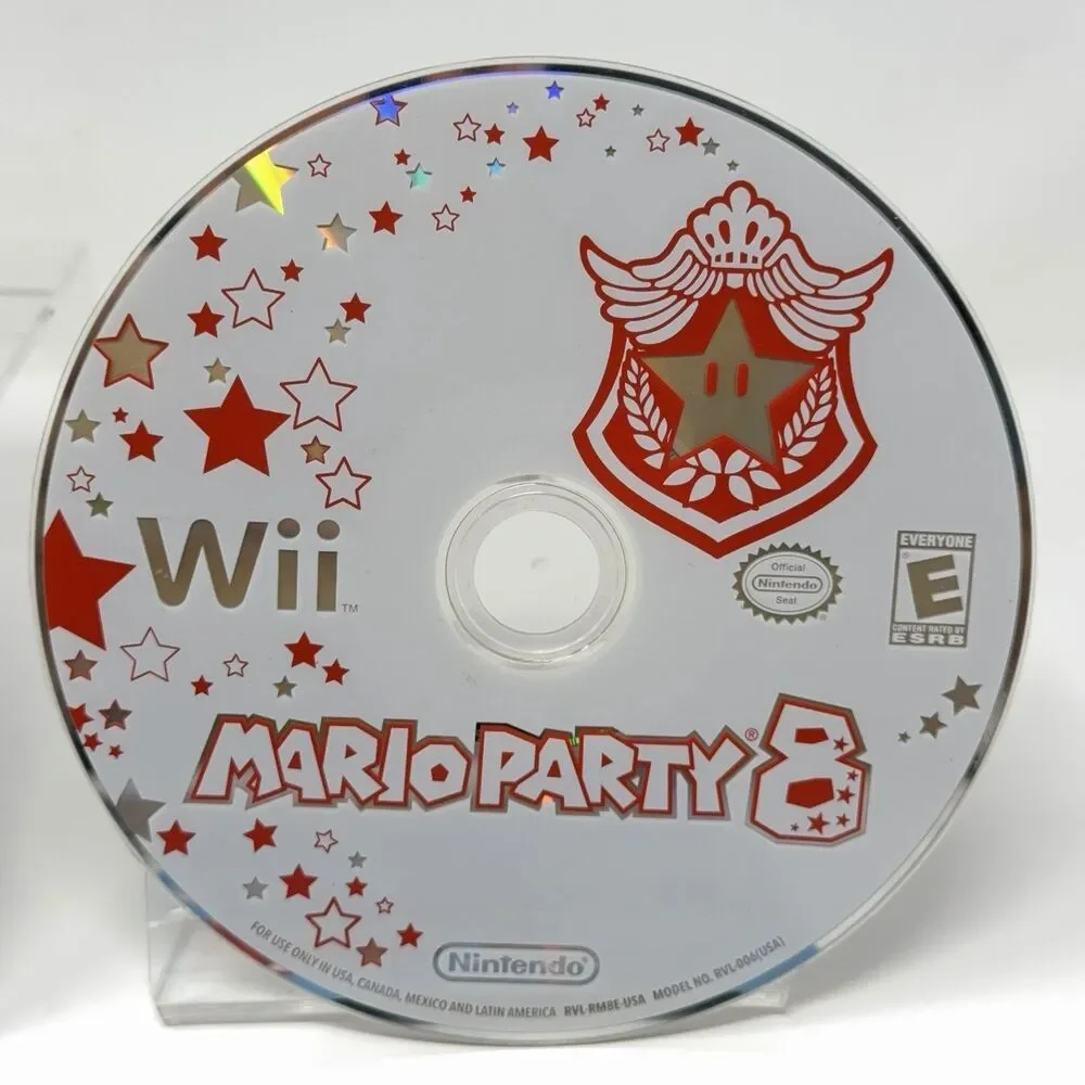 Mario Party 8 Nintendo Wii 2007 Complete CIB Refurbished Tested